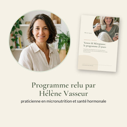 Programme relu par Hélène Vasseur, praticienne en micronutrition et santé hormonale