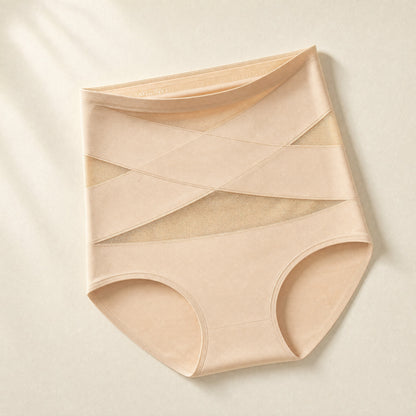 La Haute Tenue, culotte gainante taille haute, coloris nude