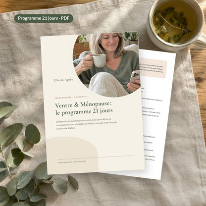 Programme Ventre & Ménopause 21 jours, guide PDF