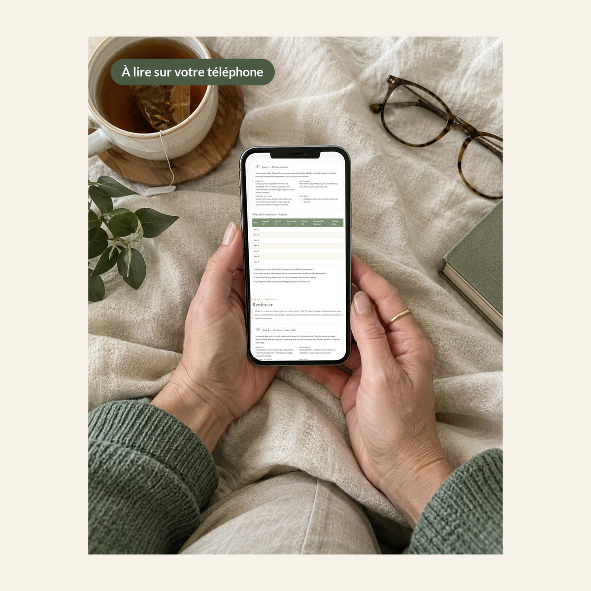 Les guides se lisent sur téléphone